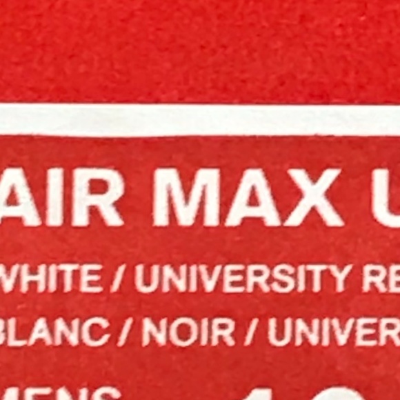 Nike Air Max Up Tempo '95 White Red Black - Picture 8 of 8